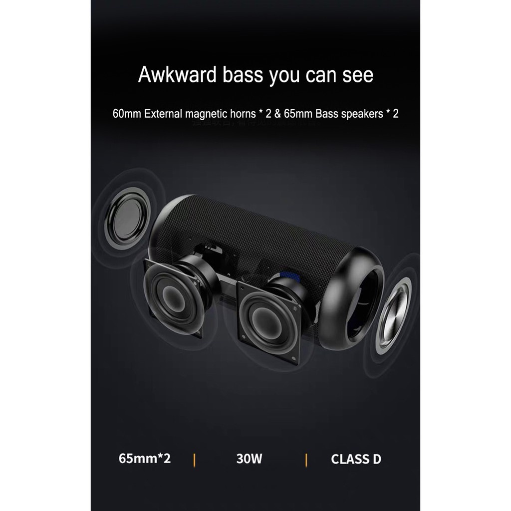 2022 the newest style Mifa A8 Bluetooth Speaker 30W Stereo Sound with ...