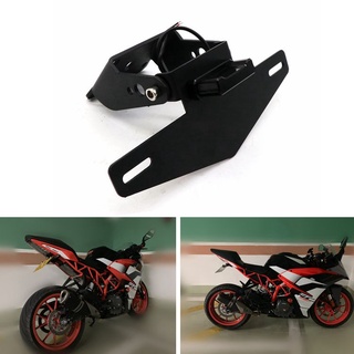 ที่วางป้ายทะเบียนรถจักรยานยนต์ พร้อมไฟ LED สําหรับ KTM RC390 DUKE390 2017-2021