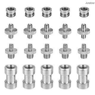 อะแดปเตอร์แปลงสกรูขาตั้งกล้อง 1/4"-20 To 3/8"-16 สําหรับขาตั้งกล้อง