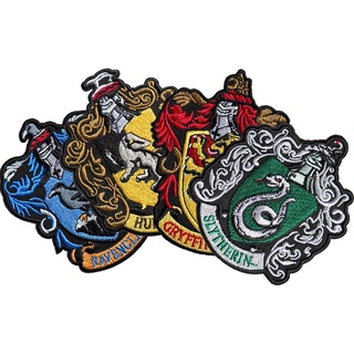 สติกเกอร์แพทช์ ปักลาย Harry Potter Preppy สําหรับตกแต่งเสื้อผ้า กางเกงยีน