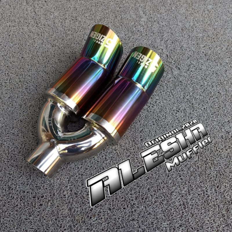 5ZIGEN ท่อไอเสียรถยนต์รถแข่ง 5zigen สาขาสายรุ้งเสียง Gahar เต็มรูปแบบ