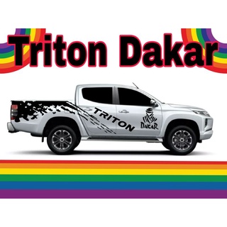 sticker Triton สติ๊กเกอร์ติดรถ triton สติ๊กเกอร์ติดรถไทรทรัน สติ๊กเกอร์รถกระบะ สติ๊กเกอร์ triton