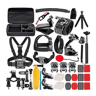 Gopro Accessories kit 50 in 1 Bundle Action Camera Accessory Kit ชุดอุปกรณ์เสริมกล้องแอคชั่น for GoPro คุณภาพดี