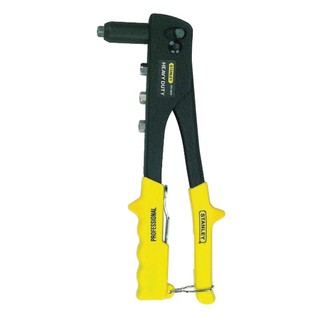 คีมย้ำรีเวท 4 หัว สีเหลือง-ดำ สแตนเลย์ 69-800 Crimping pliers, 4 heads, yellow-black Stanley 69-800