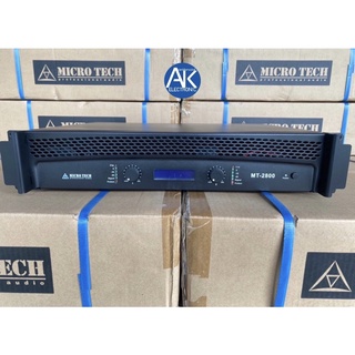 Poweramp เพาเวอร์แอมป์ MICROTECH MT-2800 2x250W@8 OHM 2x400W@4OHM แอมป์ ขยาย power MT2800 คาราโอเกะ เครื่องขยายเสียง