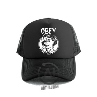 หมวกรถบรรทุก / หมวกตาข่ายพรีเมี่ยม OBEY FALL 14