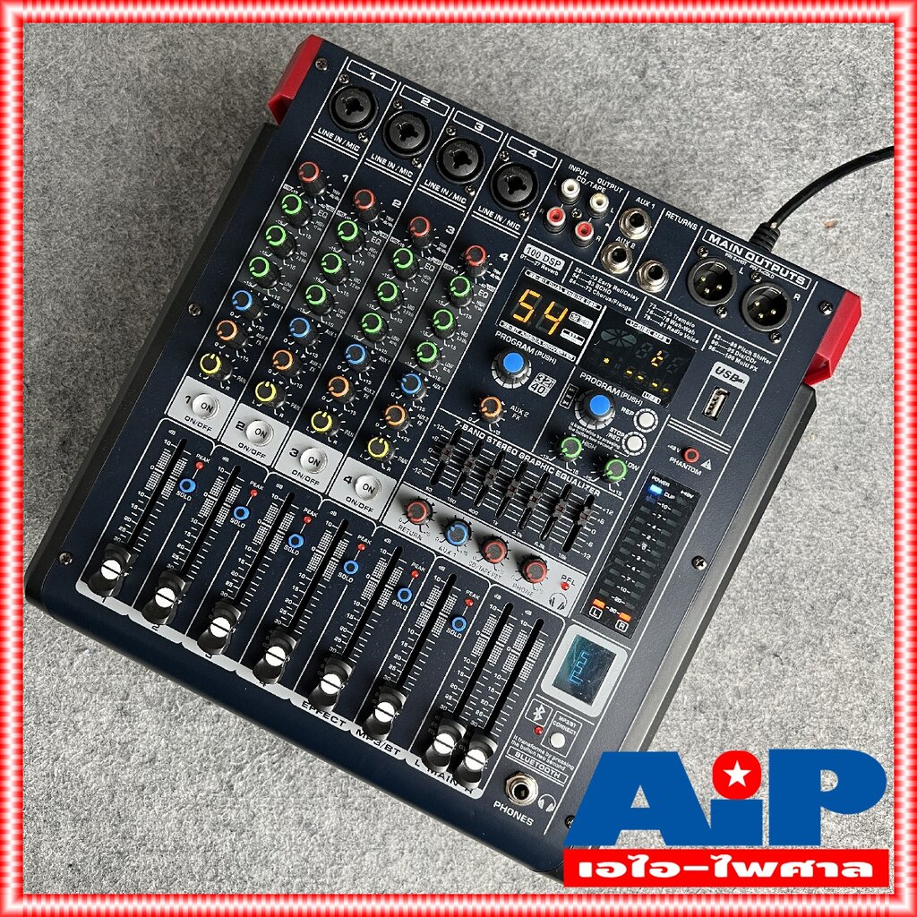 MICROTECH MT-P4 powermixer เพาเวอร์มิกเซอร์ 4 แชนแนล กำลังขับ 2x300W 4 Ohm เอฟเฟคแท้ MT P 4 MTP 4 MT
