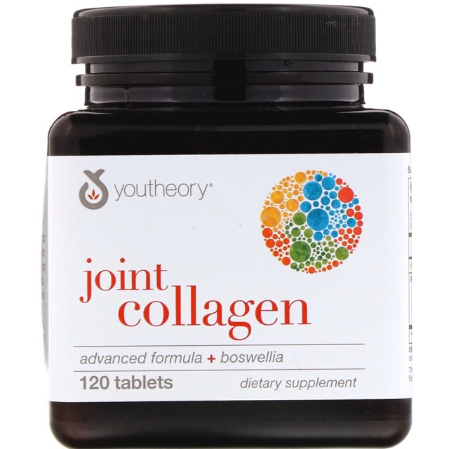 พร้อมส่ง Youtheory Joint Collagen, Advanced Formula + Boswellia, 120 Tablets, จอยท์คอลลาเจน สูตรขั้นสูง  บรรจุ 120 เม็ด