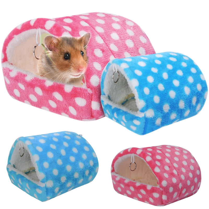 LE Hamster Sleeping Bed Warm Soft Squirrel Hedgehog Rabbit Mice Nest