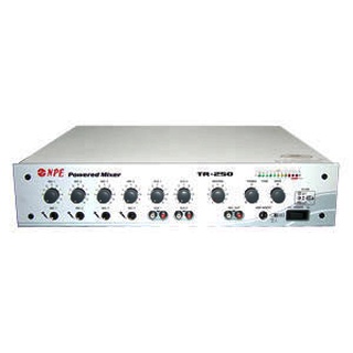 NPE TR-250 เครื่องขยายเสียง 125 วัตต์ 4 โอห์ม Power mixer 125 watts 125Wrms @ 4 OHM