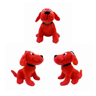 ตุ๊กตายัดนุ่น แบบนิ่ม รูปการ์ตูนอนิเมะสุนัข Clifford The Big Red Dog ขนาด 22 ซม. ของเล่นสําหรับเด็ก