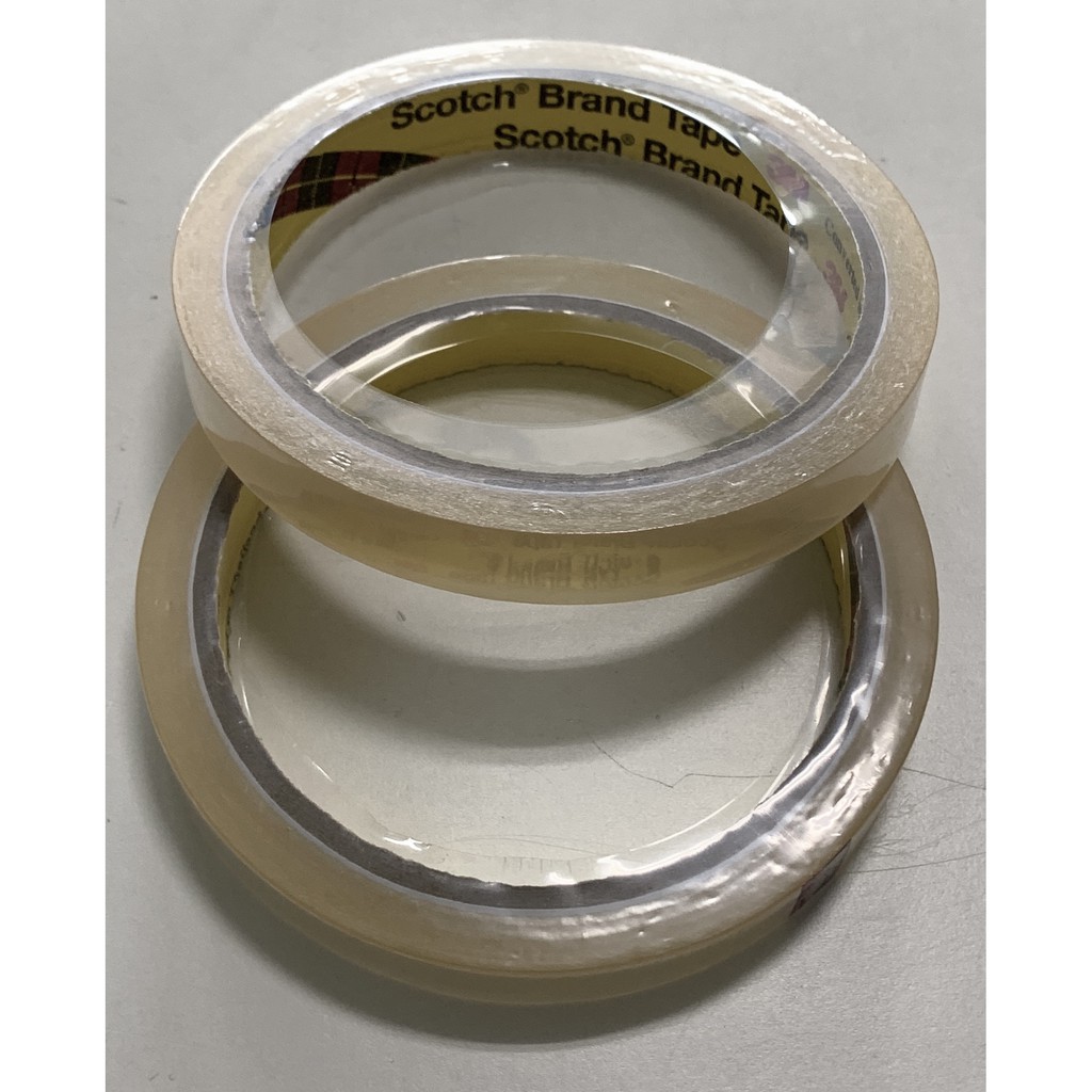 📌ขายปลีก📌เทปใส 3M Scotch® รุ่น500 1/2"X36 หลา(แกน 3นิ้ว) Transparent Tape3M 500