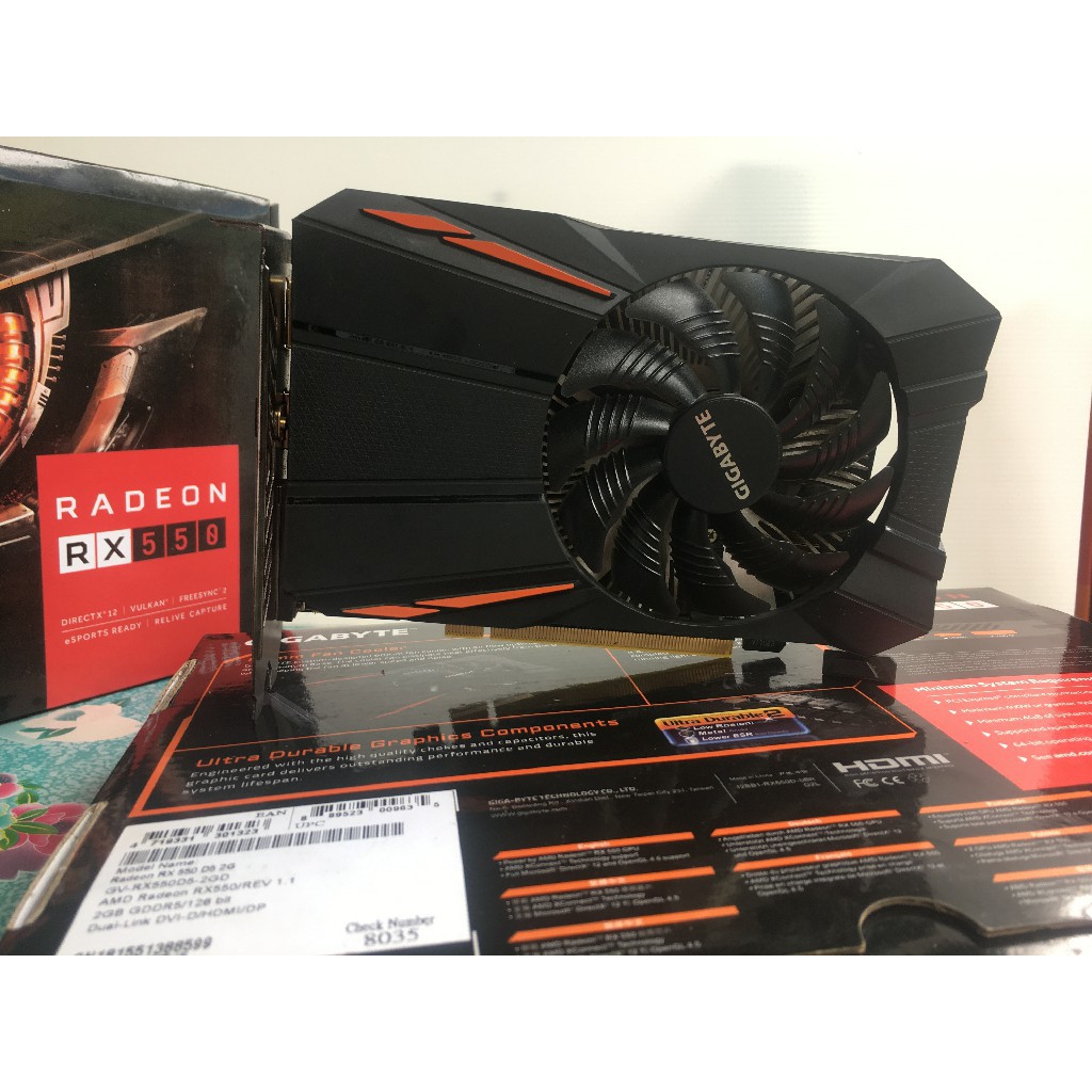 RX550 2GB Gigabyte สินค้ามือสอง