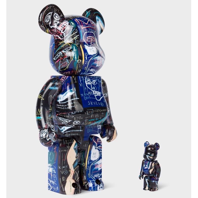 BEARBRICK Jean Michel Basquiat 7 400% &100%