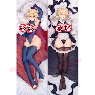 Altria Pendragon FGO Dakimakura ปลอกหมอนอิงโซฟา แบบนิ่ม ลายอนิเมะญี่ปุ่น Otaku ขนาด 50x150 ซม. DK2495