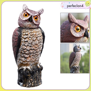 [Love Home] 18inch Fake Owl Decoy With Rotating Head Bird Pigeon Crow Scarer Repellent