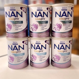 NAN Goldpro Lactose Free แนน โกลด์โปร แลคโตสฟรี ขนาด 400 กรัม : 6 กป.