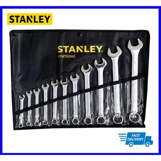 STANLEY ชุดประแจแหวนข้างปากตาย 11 ชิ้น STMT80942-8