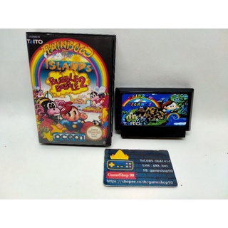 ตลับเกม Rainbow island EU ยุโรป อีกเกมของFamicomNintendoเกมน่ารักๆอีกเกมเล่น2คนได้ต่างจากของญี่ปุ่นที่เล่นได้แค่คนเดียว