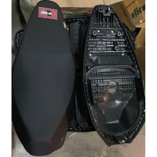 เบาะเอกนาทอง ของแท้ เบาะเอก เบาะแต่ง เบาะปาด เบาะ สำหรับ Wave125i 2018-2019 ( ปลาวาฬ ) ตรงรุ่น อะไหล่แต่งรถ
