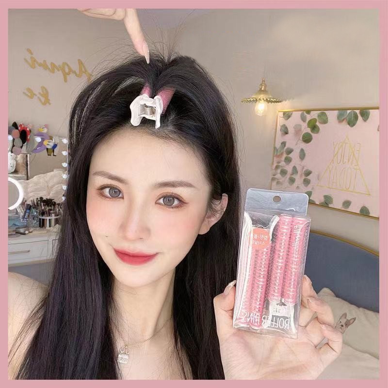 พร้อมส่ง🎀ม้วนผมหน้าม้า กิ๊ฟหนีบผม โรลเพิ่มวอลลุ่ม ให้ผมดูหนาขึ้น （แพ็ค 1 และ 2 ชิ้น）