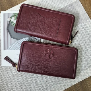 TORY BURCH 67306 THEA Leather Zip wallet