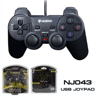 Nubwo จอยเกมส์ NJ-43 NJ-34 / Signo GP-801 Sequential Joystick จอย USB 2.0 สำหรับ PC,Notebook ประกัน 1 ปี