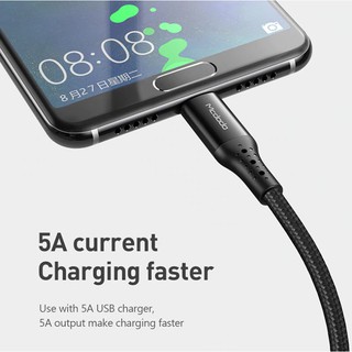 Mcdodo สายถัก Type c 5A 40W รองรับ QC4.0 / VOOC / Huawei Supercharge / DashCharge / Charge Turbo