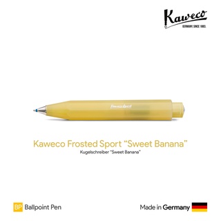 Kaweco Frosted Sport "Sweet Banana" Ballpoint Pen - ปากกาลูกลื่นคาเวโก้ฟรอสต์สปอร์ต สีเหลือง