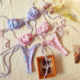 ANGELA BIKINI SET 2 ชิ้น ผ้าดีมาก เอาฟองน้ำออกจุก็ไม่โผล่