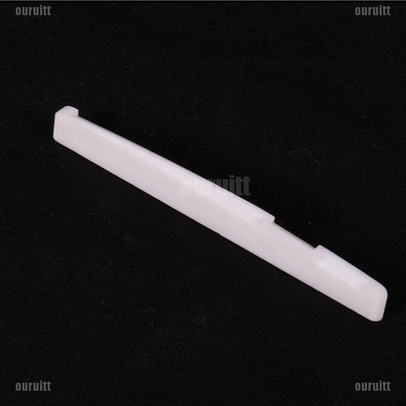 Takamine 6 String Acoustic Electric Guitars Genuine Ivory Buffalo Bone Guitar Bridge Saddle & Slotted Nut - 6 String Acoustic Acoustic Guitar Bridge - Foto 9