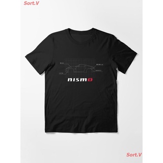 Sort.V CAR 370z Nismo Blueprint Essential T-Shirt เสื้อยืดพิมพ์ลาย เสื้อยืดโลโก้รถ