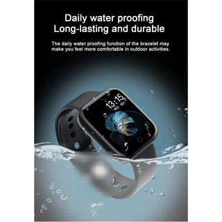 SMART BRACELET นาฬิกาอัจฉริยะ กันน้ำระดับ Ip67 บลูทูธ วัดชีพจร นับก้าวเดิน วัดอ๊อกซิเจนในเลือด อัตราการนอน ฯลฯ