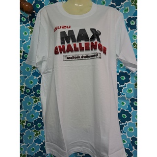 เสื้อยืด เสื้อ Screen โลโก้ ISUZU MAX CHALLENGE เสื้อแฟชั่นผู้ชายผู้หญิง