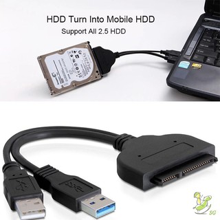 ❤SG❤ USB3.0 to 2.5inch HDD SATA Hard Drive Cable Adapter for SATA3.0 SSD&amp;HDD