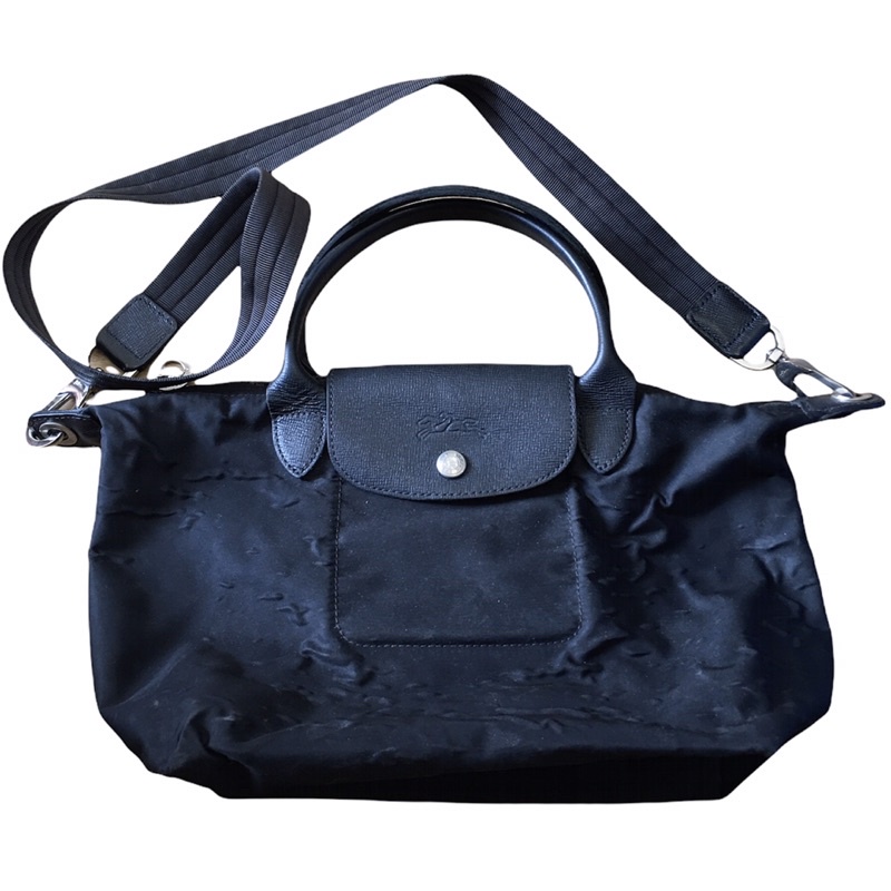 กระเป๋ามือสอง Longchamp Neo Size S สีดำ ของแท้ สภาพใช้งาน พร้อมส่ง