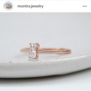 แหวนพลอยเสริมดวง แหวนเงินแท้ S925 ฝังพลอยแท้ by Montra Jewelry