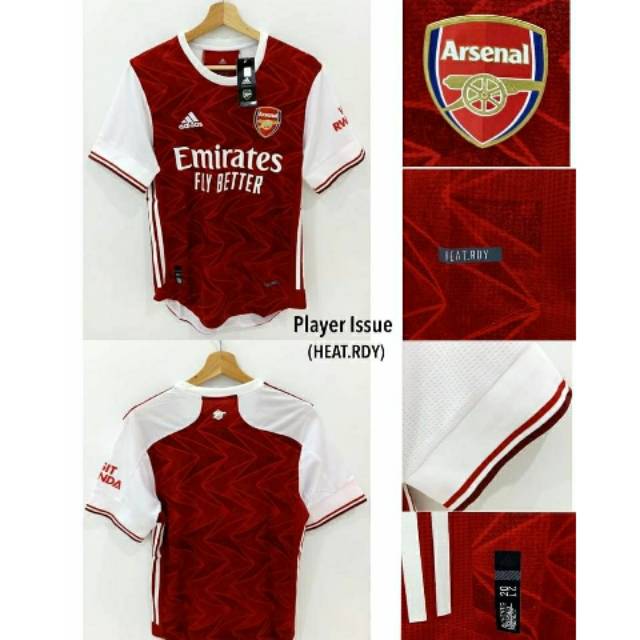 เสื้อเจอร์ซีย์ เครื่องเล่นเหย้า asenal ฉบับปี 2020