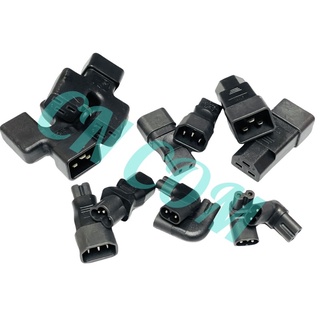 สีดำ10A/16A ทองแดง IEC320 C5 C6 C7 C8 C9 C13 C14 C15 C19 C20 C21ไฟฟ้า AC Plug PDU แชสซีเซิร์ฟเวอร์ Socket Converter