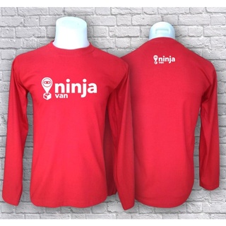 เสื้อแขนยาว Ninja Van คอกลม ผ้าคอตตอน100%ราคาถูก