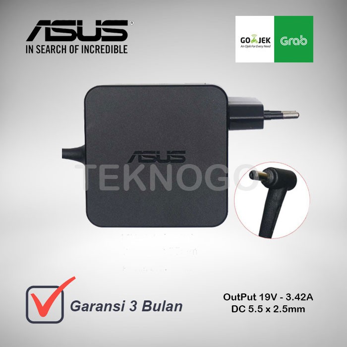 อะแดปเตอร์ชาร์จ Asus ของแท้ A455 A455L X455 X453 X455L A450 A450C X450 X451C P450 P450L 19V 3.42A
