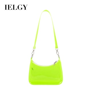IELGY กระเป๋าสะพายไหล่ เยลลี่ ลําลอง แฟชั่น สีแดง