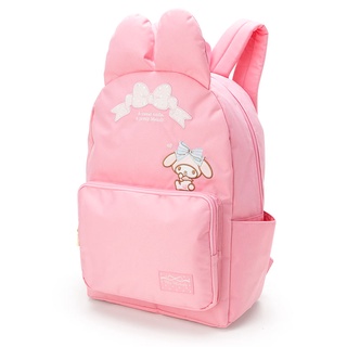 กระเป๋าเป้สะพายหลัง กระเป๋านักเรียน พิมพ์ลาย Hello Kitty My Melody น่ารัก สีชมพู สําหรับผู้หญิง