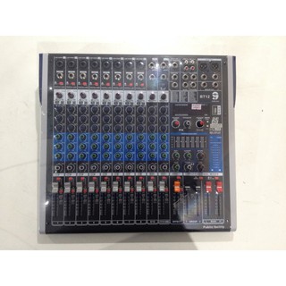 เครื่องผสมสัญญาณเสียง Professional Mixer audio nine BT12 9LLJ1909 USB มิกเซอร์ 12 ช่อง