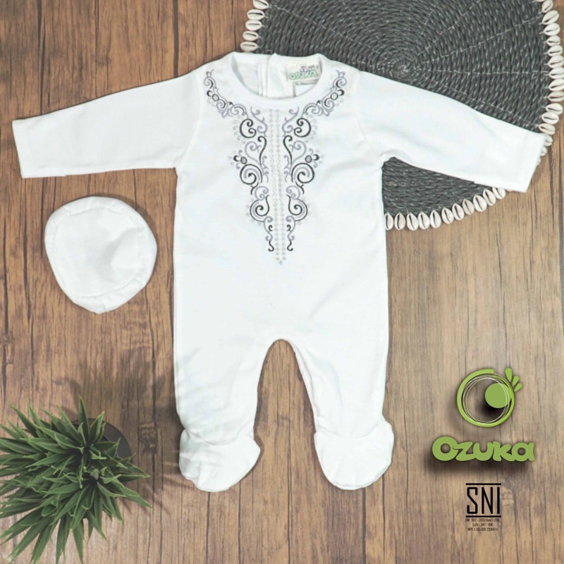 ทารกแรกเกิด Koko Jumper ทารกแรกเกิด Romper Aqiqah เสื้อผ้า Ozuka Aqiqah หนึ่งเดือนขา/ทารกแรกเกิด Kok