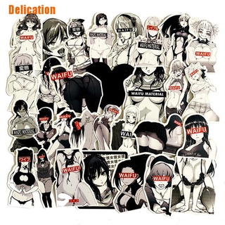 (Delication) สติกเกอร์ไวนิล Waifu สําหรับติดตกแต่งแล็ปท็อป 30 ชิ้น