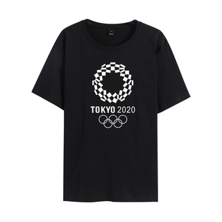 New Cod เสื้อยืดคอกลมลายการ์ตูน Tokyo Olympics สําหรับผู้ชายและผู้หญิง S-4Xl discount