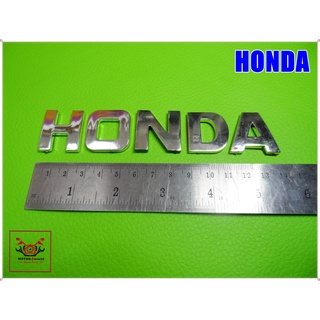 HONDA "CHROME" LETTER STICKER // สติ๊กเกอร์ ข้อความ HONDA ขนาด กว้าง 2.5 ซม. ยาว 3 ซม. หนา 0.3 ซม. ต่อ 1 ตัวอักษร