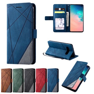 เคส Samsung Galaxy S10 S9 S8 Plus S20 Ultra S10e เคสเคสโทรศัพท์หนังฝาพับพร้อมช่องใส่บัตรสําหรับ SamsungGalaxy S 10 S 9 S 8 s8Plus S 20 s20Ultra s20plus s10plus s9plus