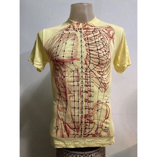 เสื้อยืด ลาย อนาโตมี สไตล์วินเทจ